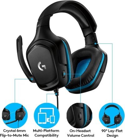 Headset Gamer Logitech G432 7.1